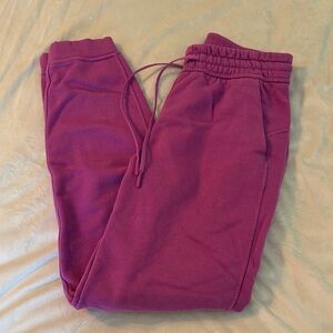 Lululemon Magenta Jogger Sweatpants